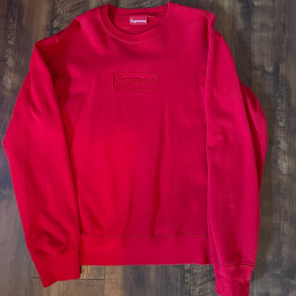 Supreme Cutout Logo Crewneck